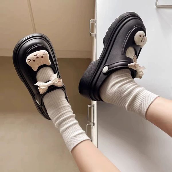 [ Set 2 Đôi ] Dép Charm Nơ Cá [ Size 36/37/38/39/40/41 ] - 16245