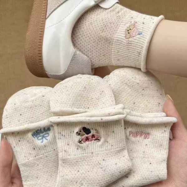 [ Set 10 Đôi ] Vớ Ngắn [ Polyester Mỏng ] - 16248