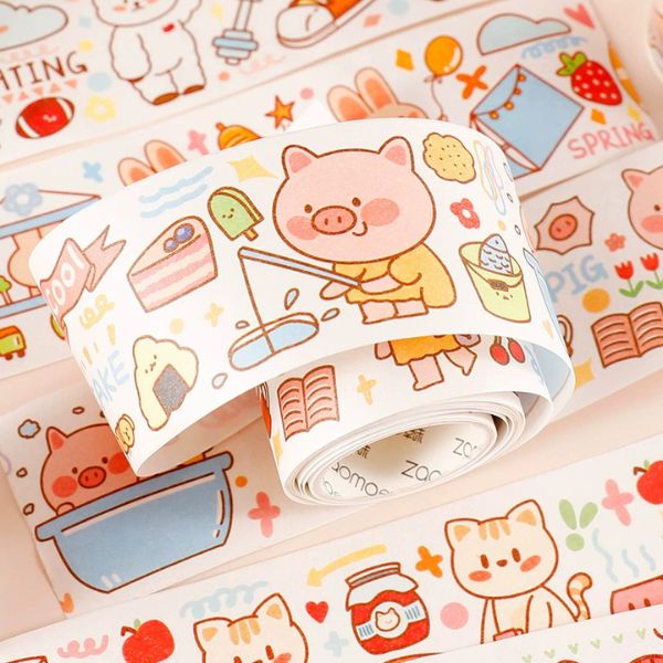 [ Set 12 Cuộn ] Washi Tape [ 45mm x 3m ] - 16344