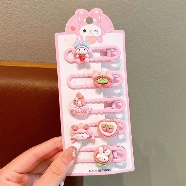 [ Set 12 Vỉ ] Kẹp Tóc [ Vỉ 5 Cái ] - 16359