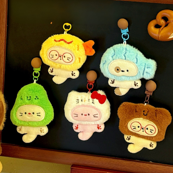 [ Set 12 Cái ] Móc Khoá Gấu Bông - 16462