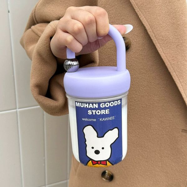 [ Set 3 Cái ] Bình Nước [ 450ml - Kèm Sticker + Miếng Vải Chống Nóng ] - 16579