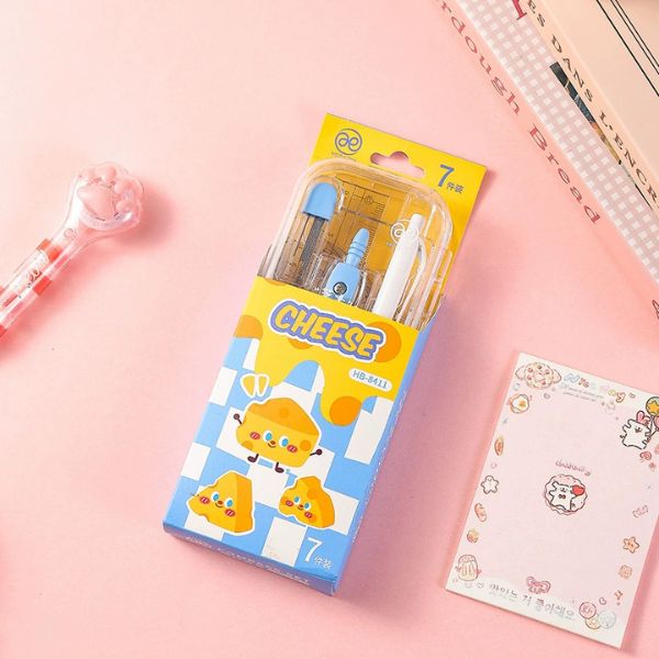 [ Set 6 Hộp ] Compa + Thước Kẻ - 16688
