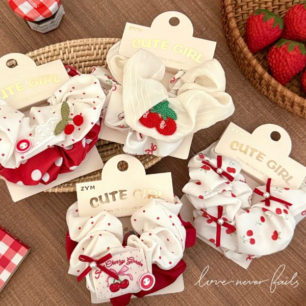 [ Set 12 Vỉ ] Cột Tóc Scrunchies [ Vỉ 2 Cái ] - 17444