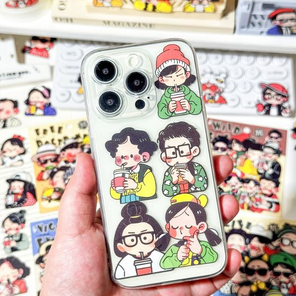[ Set 12 Túi ] Sticker Vintage [ 1 Túi 40 Miếng ] - 17581