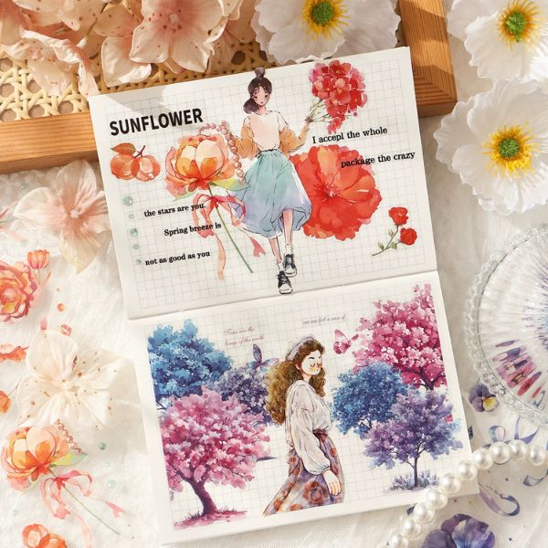 [ Set 12 Túi ] Sticker Vintage [ 1 Túi 6 Tấm ] - 17583