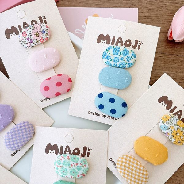 [ Set 6 Vỉ ] Kẹp Tóc [ 1 Vỉ 3 Cái ] - 17717