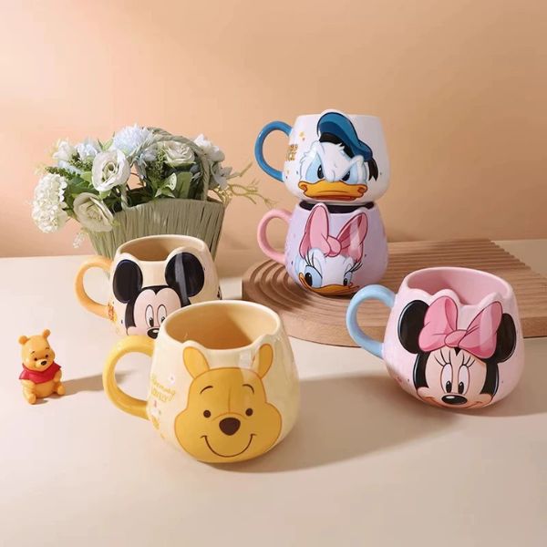 [ Set 2 Cái ] Ly Cốc Sứ [ Kèm Thia + Hộp Màu ] - 17861