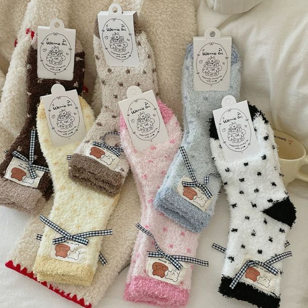 [ Set 5 Đôi ] Vớ Dài Mùa Đông [ Cotton / Có Tag Treo ] - 18037