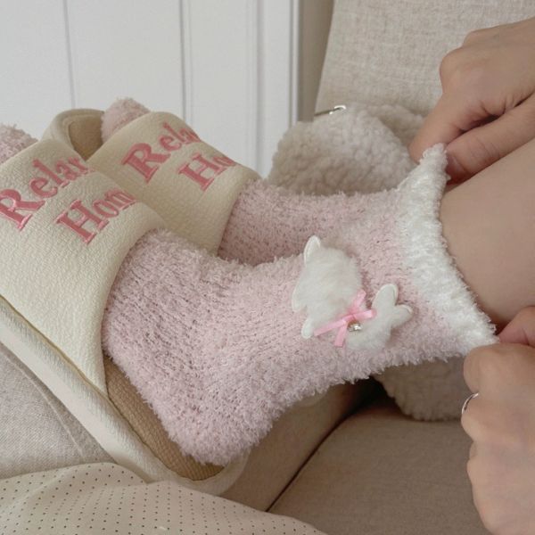 [ Set 5 Đôi ] Vớ Dài Mùa Đông [ Cotton / Có Tag Treo ] - 18040