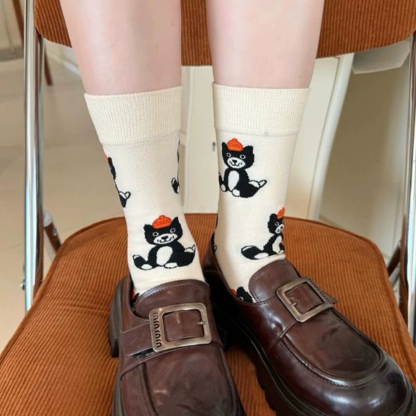 [ Set 12 Đôi ] Vớ Dài [ Polyester ] - 18349