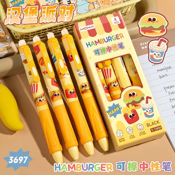 [ Set 5 Hộp ] Bút Bi Xoá Được [ 0.5mm / Đen / Hộp 4 Cây ] - 18510