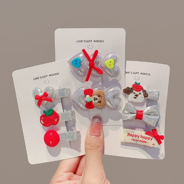 [ Set 10 Vỉ ] Kẹp Tóc [ Vỉ 2 Cái ] - 19236