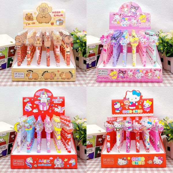 [ Hộp 48 Cây ] Bút Bi [ 0.5mm / Đen ] - 19501