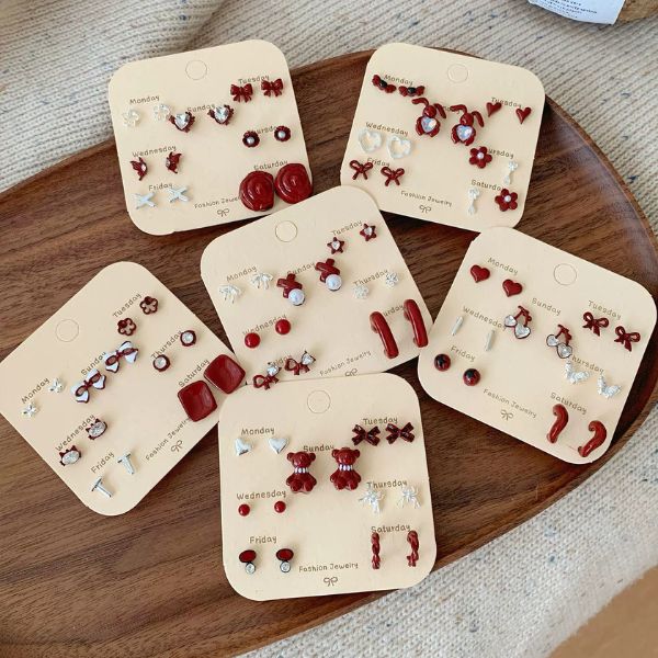 [ Set 5 Vỉ ] Bông Tai - 19623