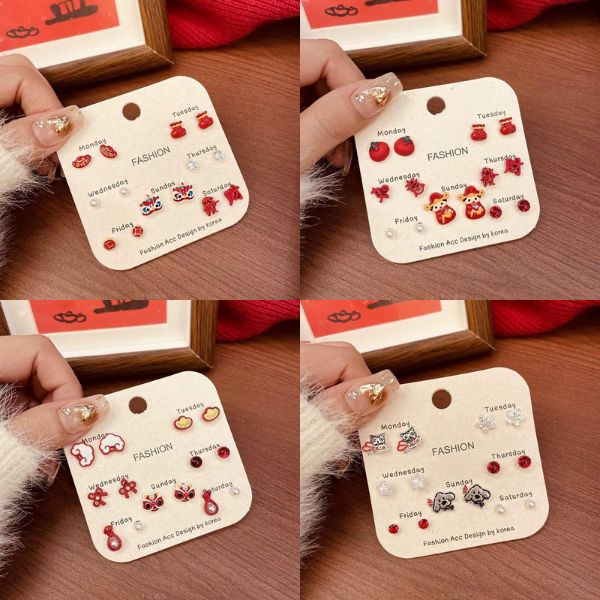 [ Set 5 Vỉ ] Bông Tai - 19621