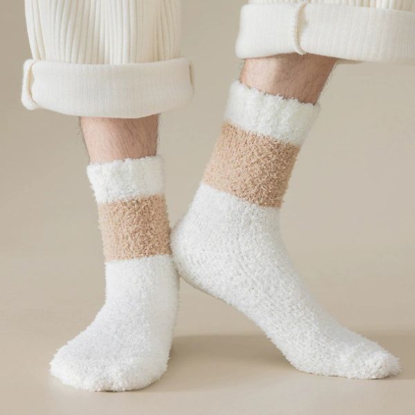 [ Set 10 Đôi ] Vớ Lông Cừu San Hô Dài [ Cotton / Bao Bì Riêng Lẻ ] - 19680