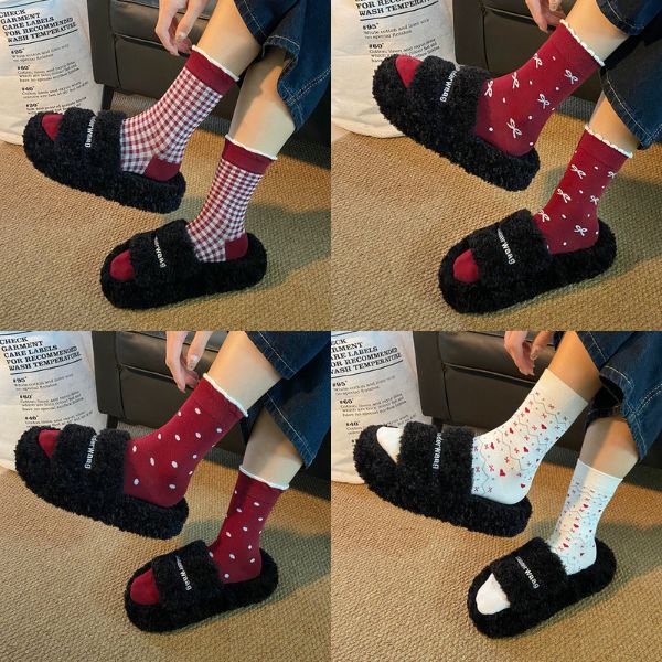 [ Set 10 Đôi ] Vớ [ Cotton / Có Tag Treo ] - 19731