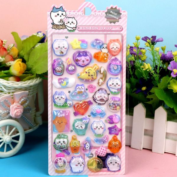 [ Set 10 Túi ] Sticker Nổi Chiikawa - 19768