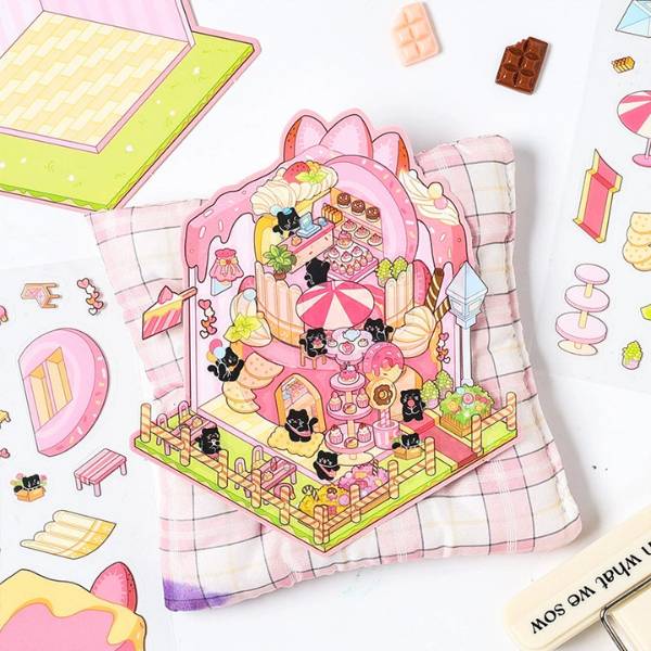 [ Set 12 Túi ] Sticker Trang Trí 3D - 19991