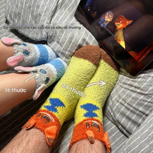 [ Set 5 Đôi ] Vớ San Hô Zootopia - 20047
