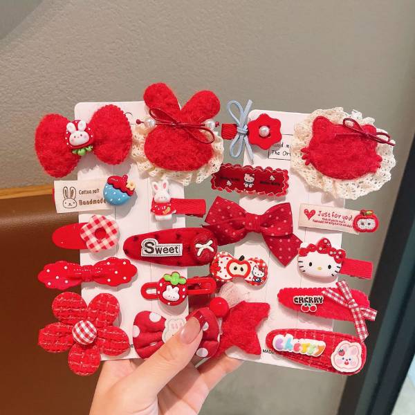 [ Set 4 Vỉ ] Kẹp Tóc - 20109