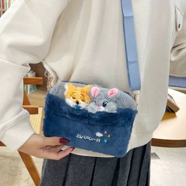 [ Set 2 Cái ] Túi Đeo Chéo Zootopia - 20173