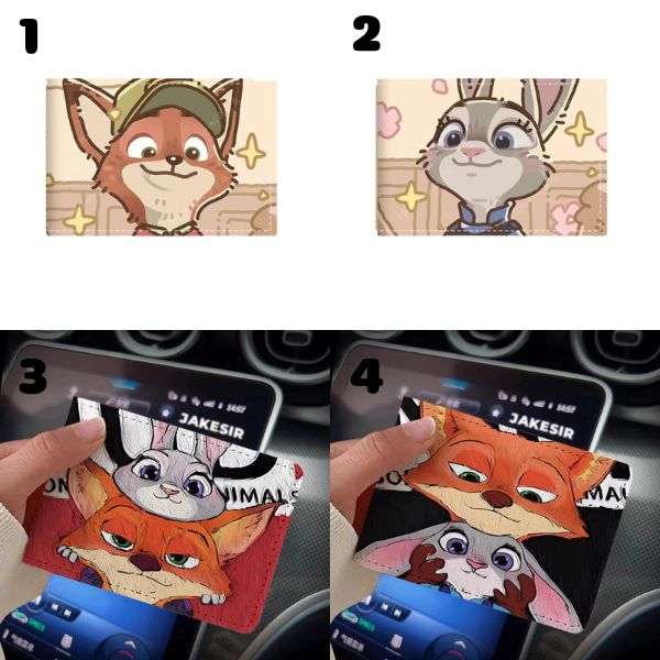 [ Set 10 Cái ] Ví Đựng Thẻ Zootopia - 20180