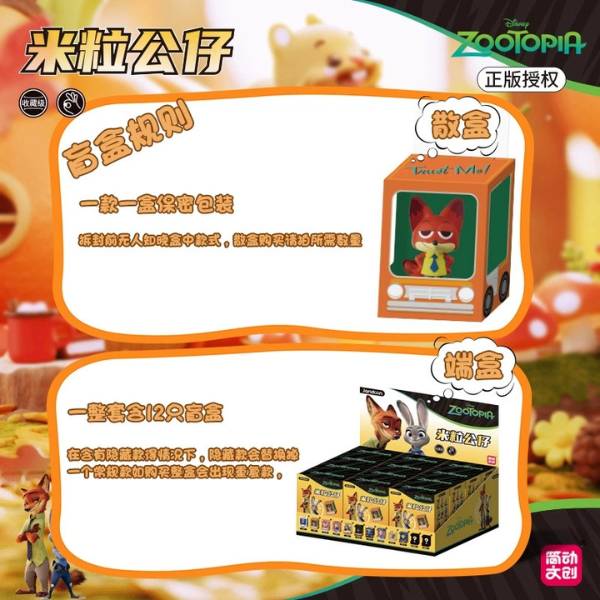 [ Hộp 12 Box ] Mô Hình Zootopia [ 1/12 ] - 20204