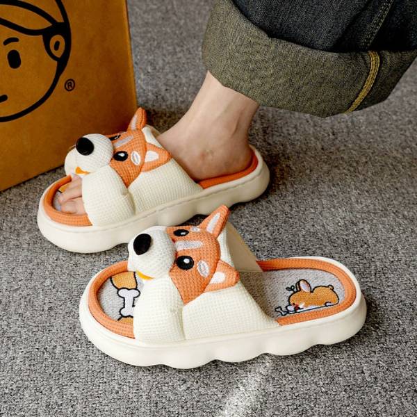 [ Set 2 Đôi ] Dép Vải Lanh [ Cotton Lạnh / Size : 36 > 41cm ] - 20214