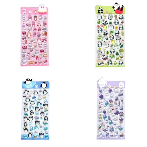 [ Set 12 Túi ] Sticker Nổi - 20244