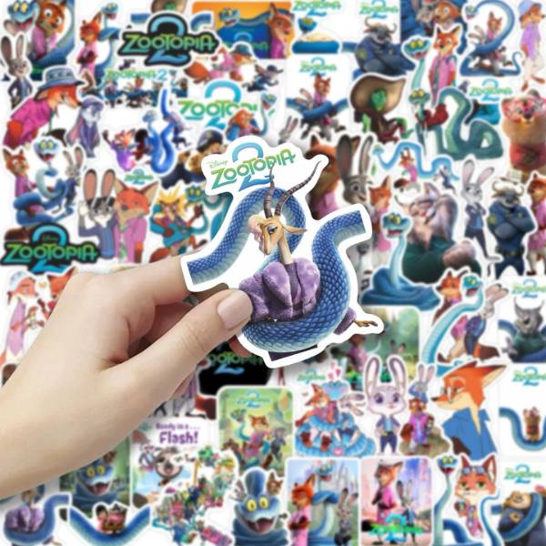 [ Set 10 Túi ] Sticker PVC Zootopia [ 74 Miếng ] - 20271