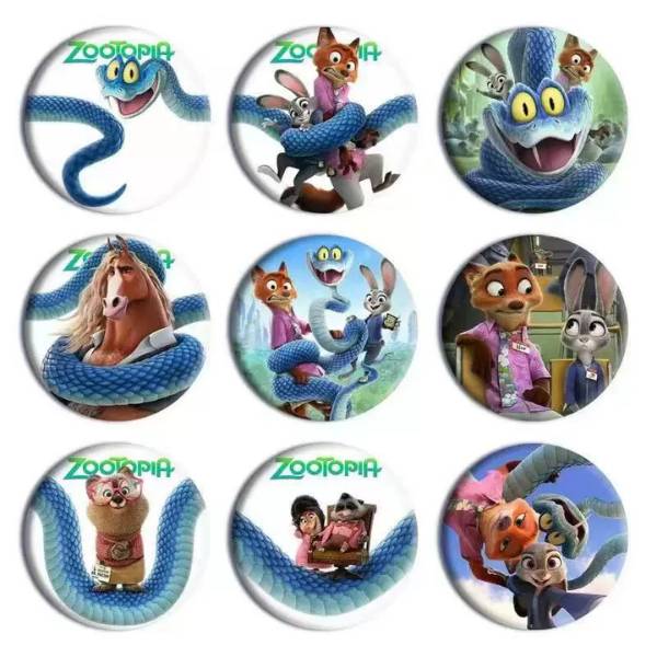 [ Set 20 Cuộn ] Sticker Zootopia [ 500 Tem ] - 20266