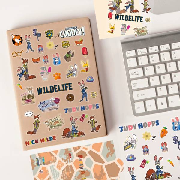 [ Set 10 Túi ] Sticker Zootopia [ Túi 2 Tấm ] - 20285