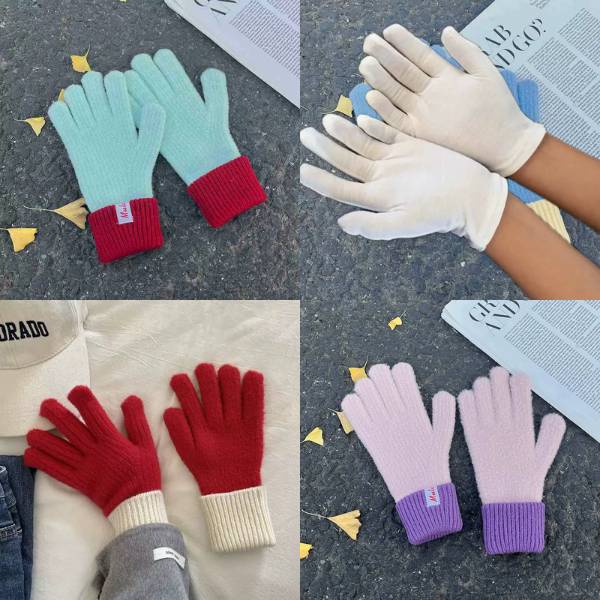 [ Set 5 Đôi ] Găng Tay Len - 20348