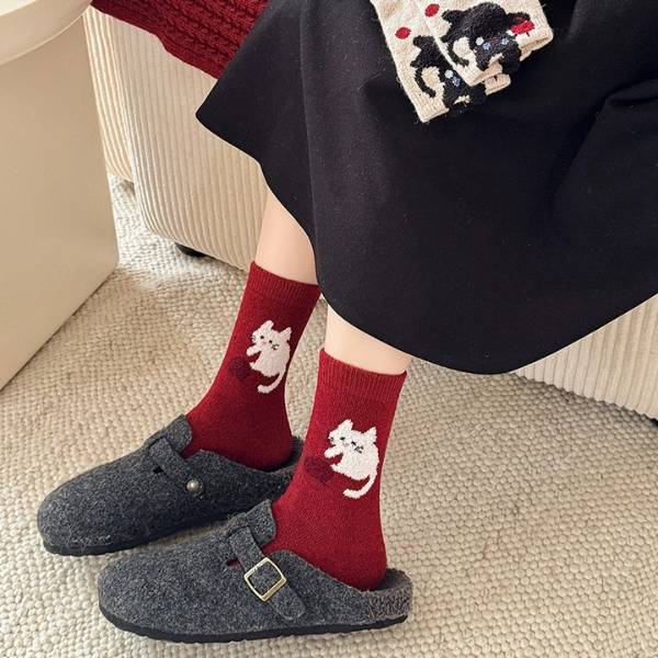 [ Set 8 Đôi ] Vớ Len Dài [ Len ] - 20410