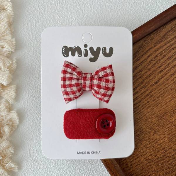 [ Set 12 Vỉ ] Kẹp Tóc [ Vỉ 2 Cái ] - 20504