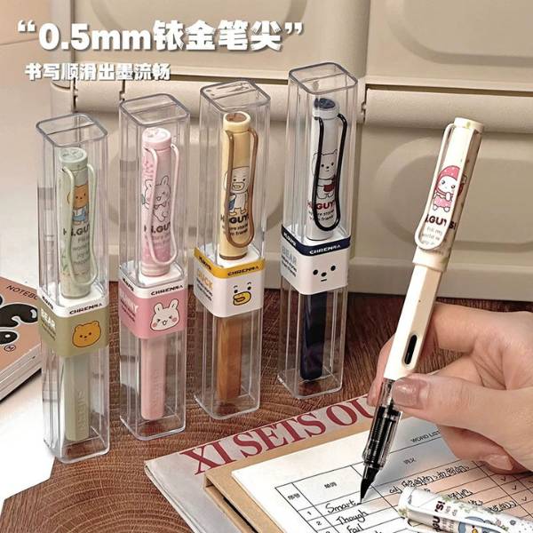 [ Set 10 Cây ] Bút Máy Mực Thay Thế [ Mực Đen ] - 20673