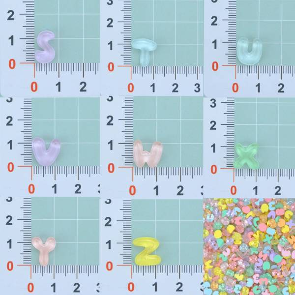 [ Set 1000 Cái ] Charm 2D [ Có Thể Chọn Từng Chữ Số - Tối Thiểu 100 Cái / 1 Chữ ] - 20753