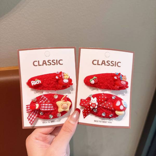 [ Set 12 Vỉ ] Kẹp Tóc [ Vỉ 2 Cái ] - 20723