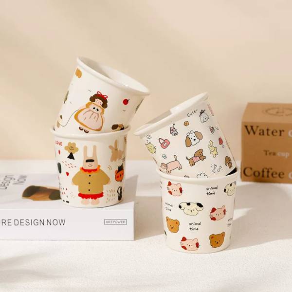 [ Set 4 Cái ] Cốc Sứ - 20834