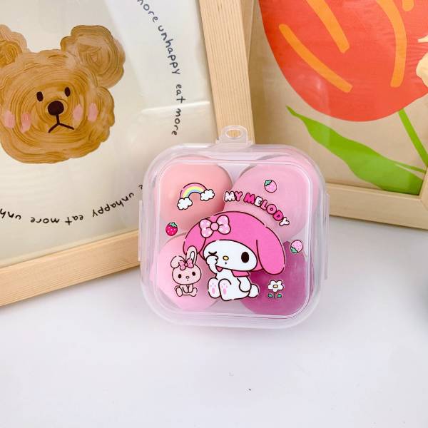 [ Set 12 Hộp ] Bông Trang Điểm Sanrio - 20901