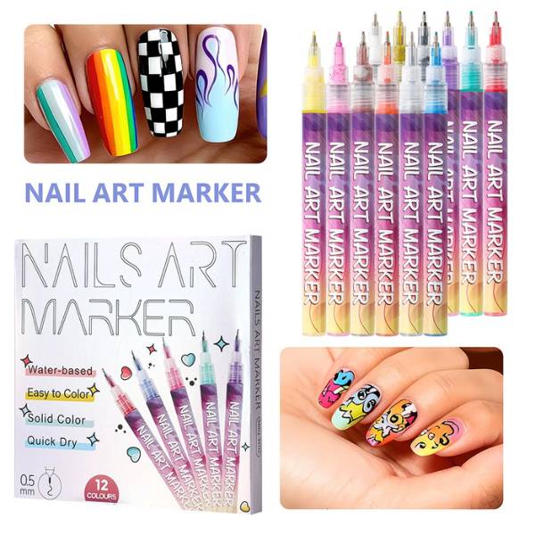 [ Set 2 Hộp ] Bút Vẽ Nail ART [ Hộp 12 Cây ] - 21435