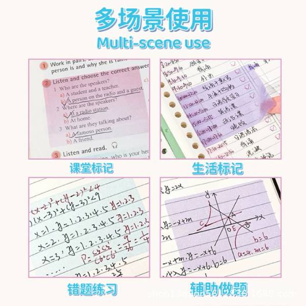 [ Set 12 Hộp ] Giấy Note Trong Suốt [ Hộp 105 Tờ ] - 21475