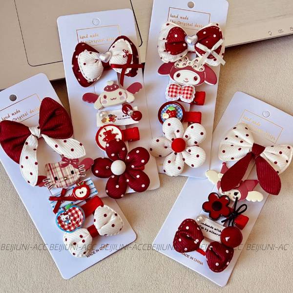 [ Set 12 Vỉ ] Kẹp Tóc [ Vỉ 5 Cái ] - 21477