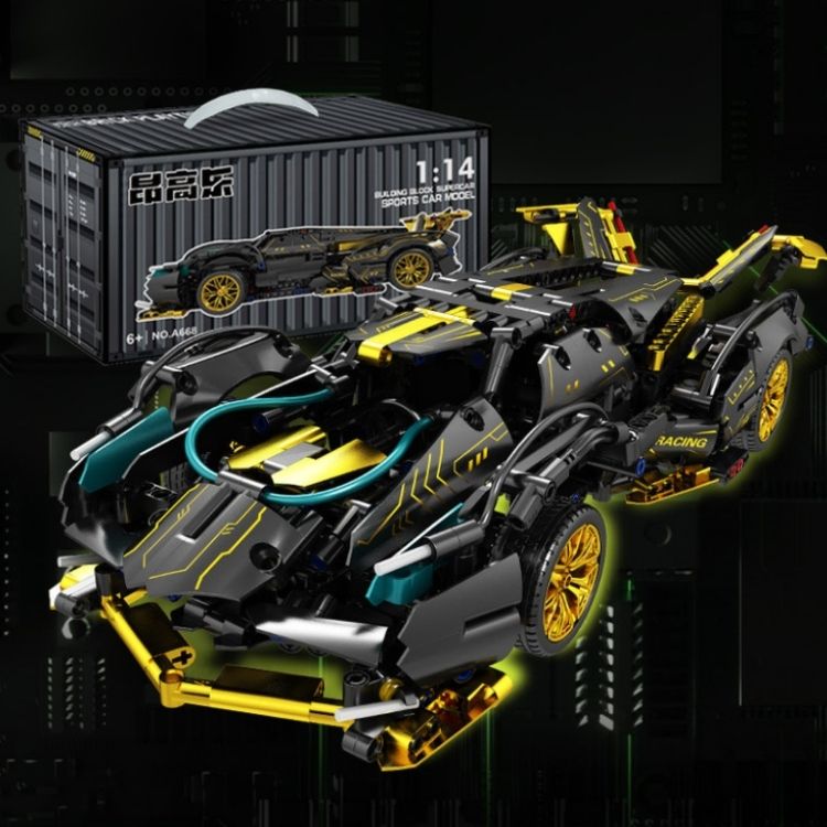Lego Siêu Xe Lamborghini Black Gold V12 [ Size 1:14 / 34.5cm ] - 21577
