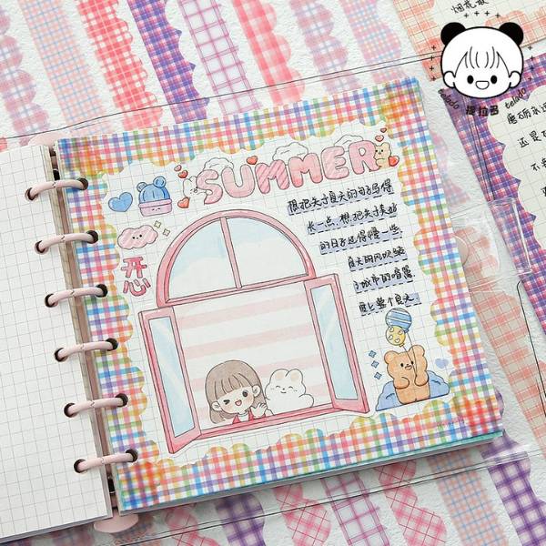 [ Set 12 Túi ] Washi Tape Dán Viền [ 20 Nhãn ] - 21589