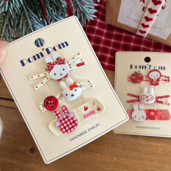 [ Set 10 Vỉ ] Kẹp Tóc [ Vỉ 3 Cái ] - 21665