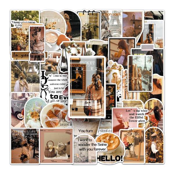 [ Set 10 Túi ] Sticker [ 50 Miếng ] - 21730