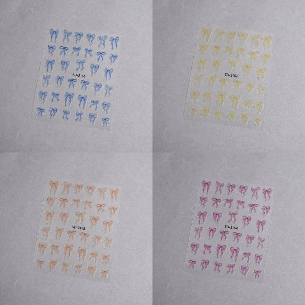 [ Set 20 Tấm ] Sticker Dán Nail [ Nhiều Mẫu ] - 21858